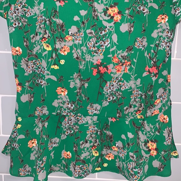 Green Floral Blouse - Picture 12 of 16